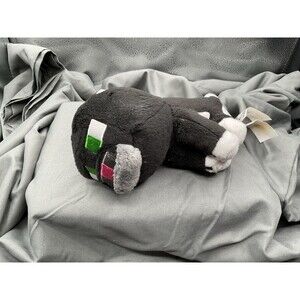 Mojang Jinx Minecraft Tuxedo‎ Cat Plush Black And White Stuffed Animal (No Tag)